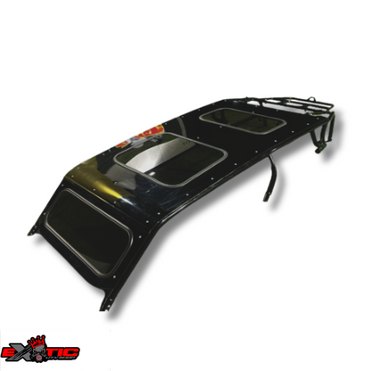 4 Door Roll Cage - Front Windshield, Sunroof & Tire Rack