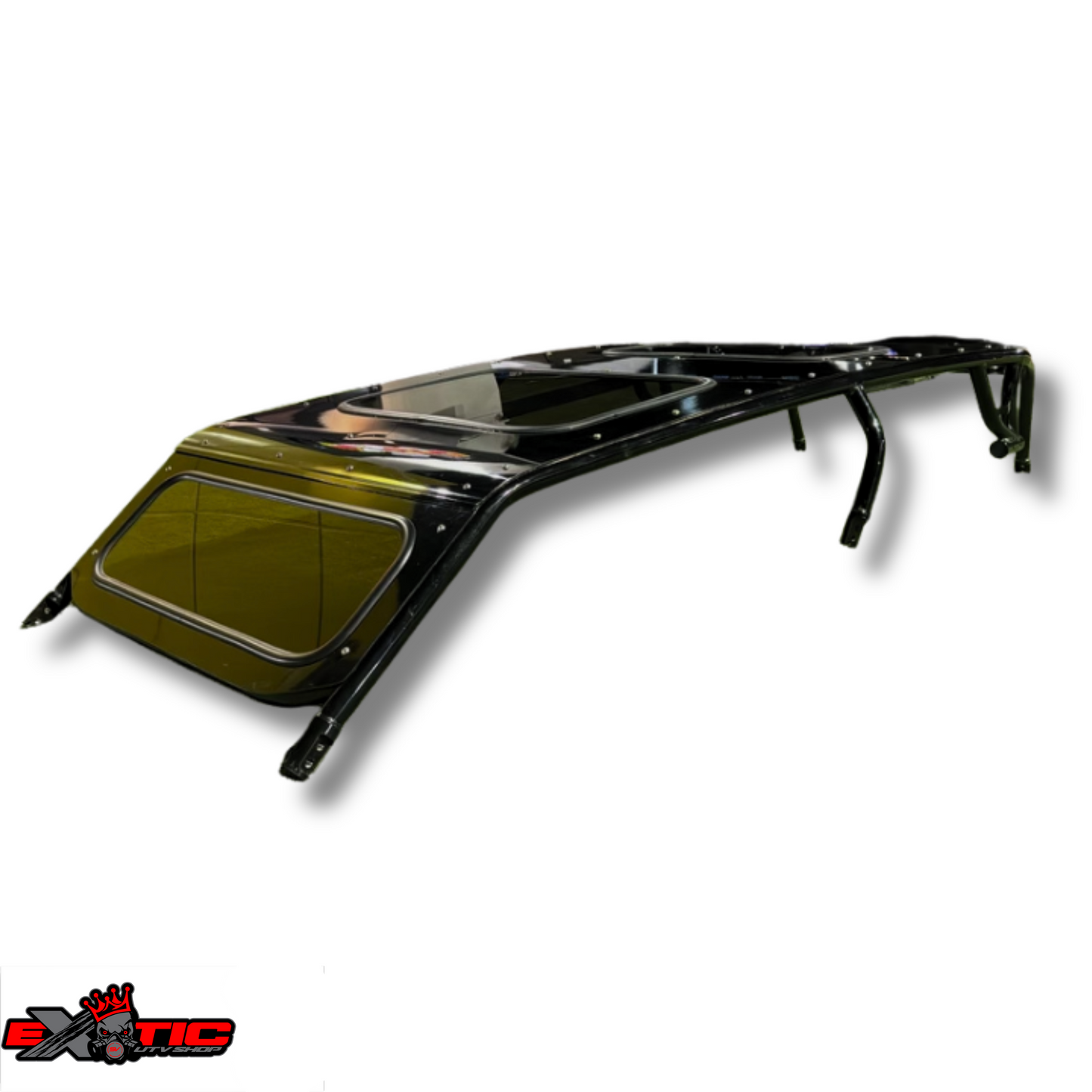 4 Door Roll Cage - Front Windshield, Sunroof & Tire Rack